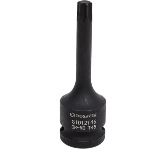 Изображение товара Головка торцевая ударная TORX (T45, 78 мм, 1/2"DR) Rossvik SID12T45