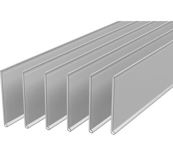 Изображение товара Самоклеющийся ценникодержатель ПК МАГС dbr39 1000 мм белый 10 шт в упаковке ПОС04-00068