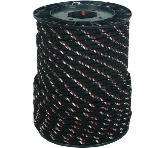 Изображение товара Высокопрочная страховочная статическая веревка АзотХимФортис GroVer-static, ПА, диаметр 10, 48-ми прядная, кН30, Тип А 462309-200