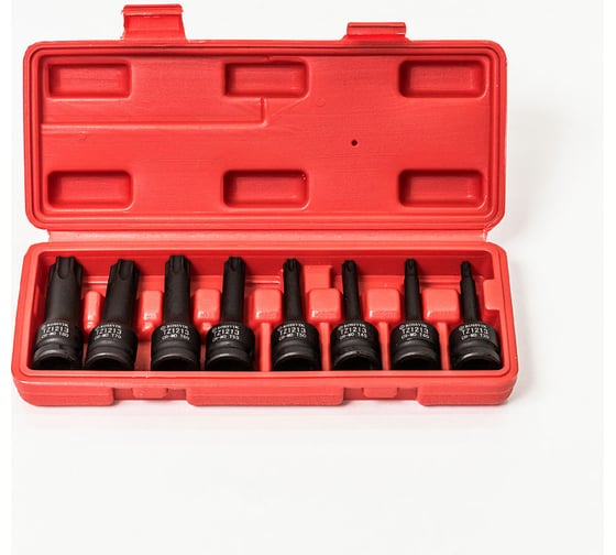 Изображение товара Набор головок ударных (8 предметов, 1/2"DR, torx t30-t80) Rossvik ST242