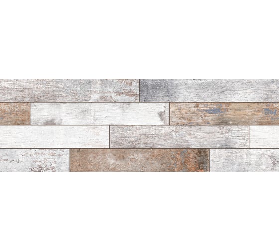 Изображение товара Настенная плитка Нефрит-Керамика Эссен 00-00-5-17-00-06-1617 (серый ассорти; 20x60 см; 10 шт.; площадь упаковки 1,2 кв.м) СК000029325