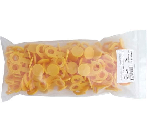 Изображение товара Зажим свп 100 шт, 1.5 мм крепежная техника 430923 БК