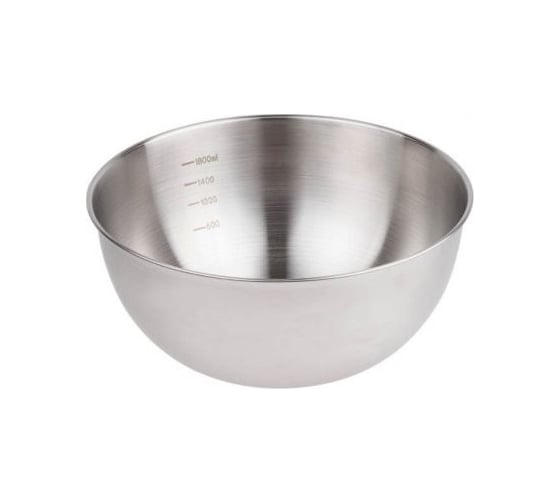 Изображение товара Миска PERFECTO LINEA Chef из нержавеющей стали 21.5 см с мерной шкалой 24-021598