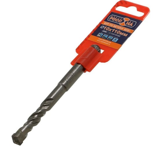 Изображение товара Бур по бетону SDS-plus 10x110 мм РОССНА Р860032