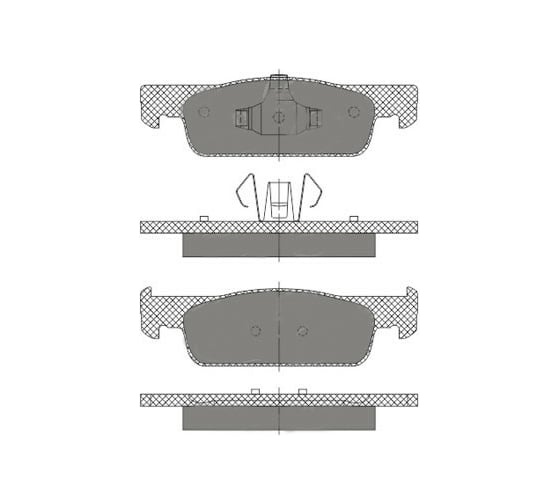 Изображение товара Колодки тормозные комплект 4 шт SCT SP663
