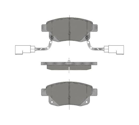 Изображение товара Колодки тормозные комплект 4 шт SCT SP492