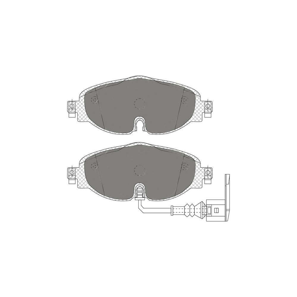 Колодки тормозные SCT SP715