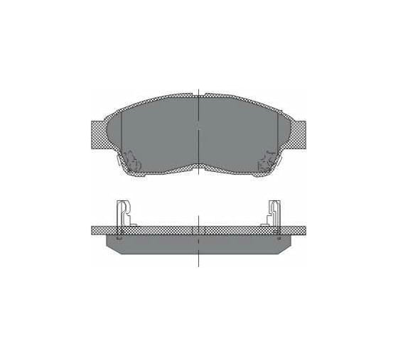 Изображение товара Колодки тормозные комплект 4 шт SCT SP134