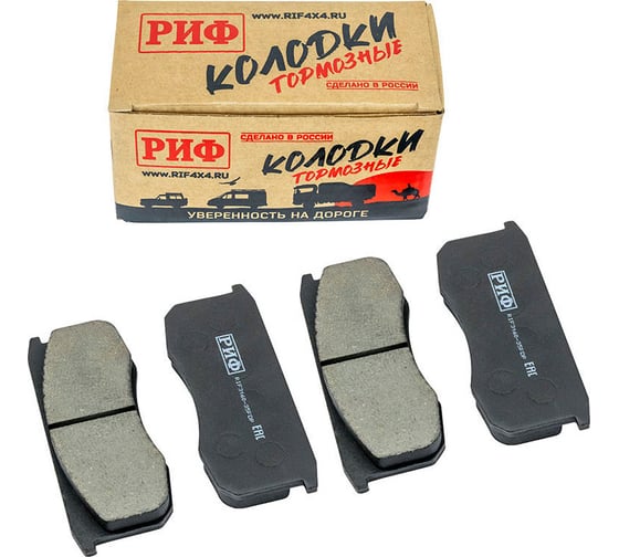 Изображение товара Колодки тормозные передние УАЗ Хантер, Патриот, Буханка 3160-3501090 РИФ RIF3160-35FDP
