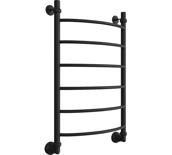 Изображение товара Водяной полотенцесушитель ДВИН R 80/50 1"-1/2" К3 черный матовый 4627167295092