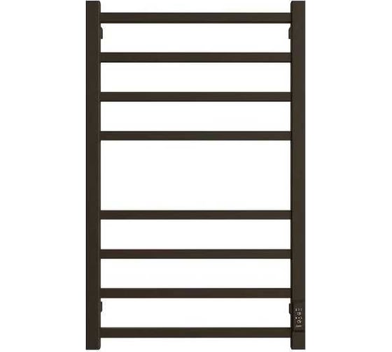 Изображение товара Электрический полотенцесушитель ДВИН L plaza neo 80/50 К диммер, квадрат, черный матовый 4656759179267