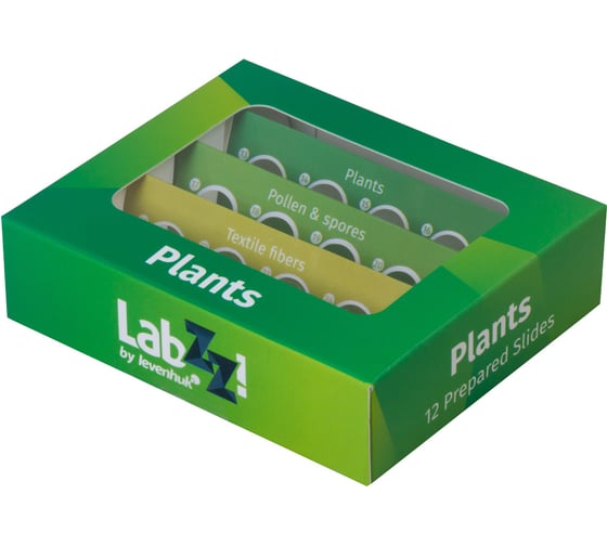 Изображение товара Набор микропрепаратов LabZZ P12, растения Levenhuk 72869