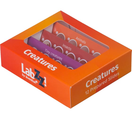Изображение товара Набор микропрепаратов LabZZ C12, существа Levenhuk 72868