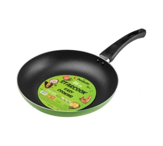 Изображение товара Алюминиевая сковорода PERFECTO LINEA Starcook 26 см зеленая 56-260451