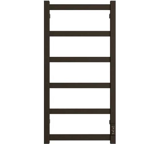 Изображение товара Электрический полотенцесушитель ДВИН J plaza neo 80/40 К диммер, квадрат, черный матовый 4657763840426