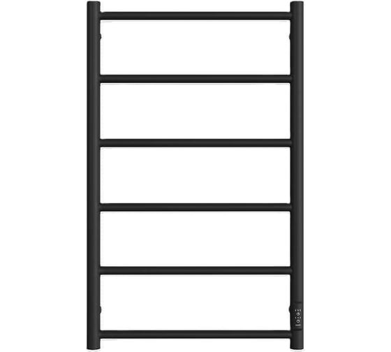 Изображение товара Электрический полотенцесушитель ДВИН J neo 80/50 1"-1/2" К диммер, черный матовый 4657763750640