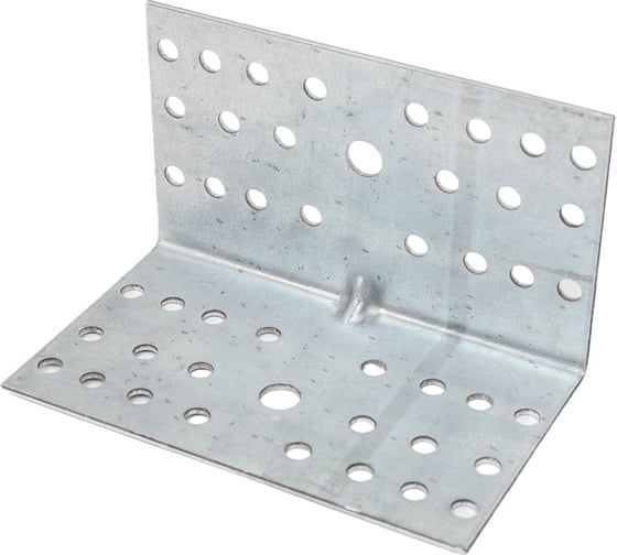 Изображение товара Усиленный равносторонний уголок КРЕПКО-НАКРЕПКО 60х60х100х1,5 мм 74157