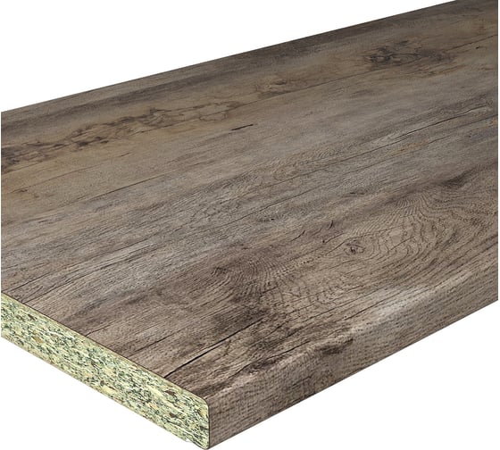 Изображение товара Влагостойкая столешница Союз 600/3050/38/1r/0443м дуб выветренный СВ0443М