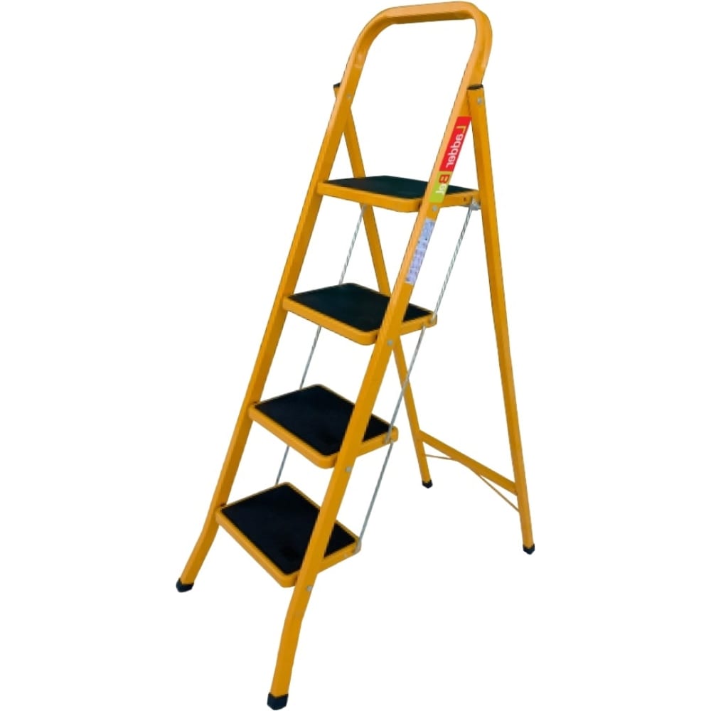 Стальная стремянка LadderBel стремянка алюминиевая ladderbel str al 3 3 ступени максимальная нагрузка 150 кг