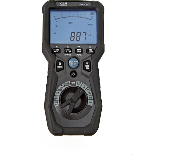 Изображение товара Тестер изоляции|Микроомметр высокого разрешения СЕМ DT-6505 TRMS 875184