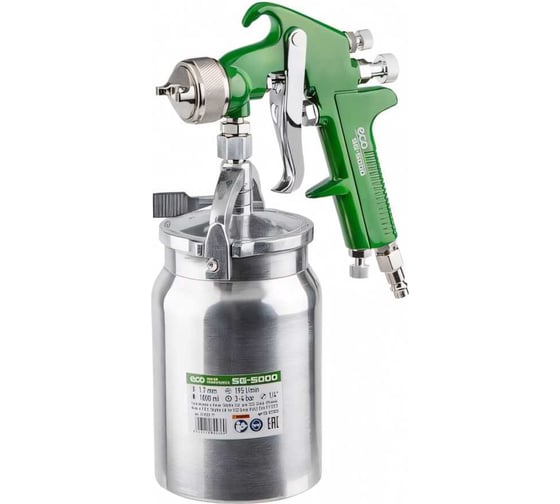 Изображение товара Пневматический краскопульт ECO SG-5000 EC1533-17