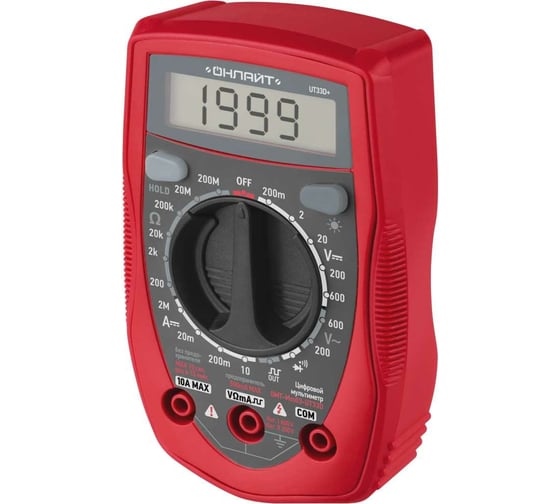 Изображение товара Мультиметр ОНЛАЙТ omt-mm03-ut33d 90 231, ut33d+ 90231