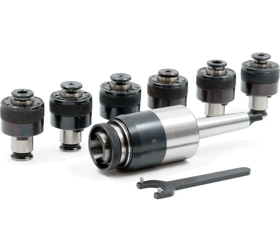 Изображение товара Набор резьбонарезной КМ2 с головками М3-М12 iso 529 Bohre КБ011143