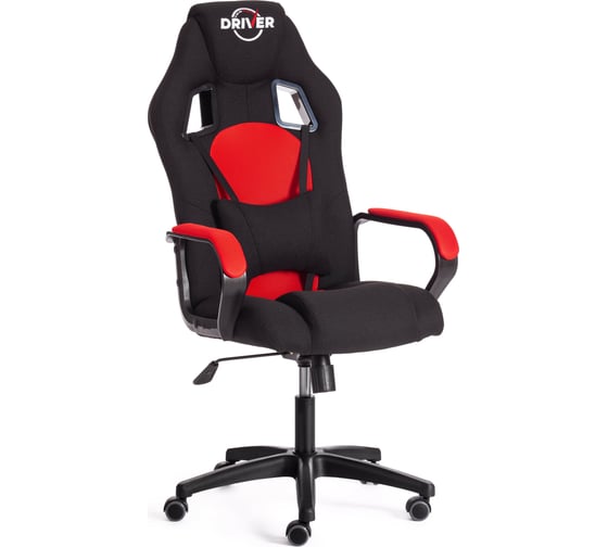 Изображение товара Кресло Tetchair driver 22 ткань, черный/красный 2603/tw-08 19304