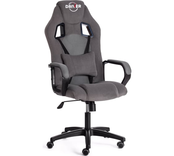 Изображение товара Кресло Tetchair driver 22 флок/ткань, серый/серый 29/tw-12 19291
