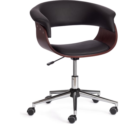 Изображение товара Кресло Tetchair vimta орех, кожзаменитель, черный 13663