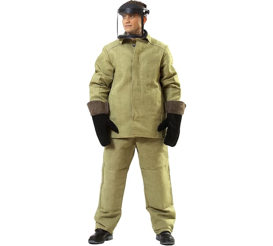 Изображение товара Костюм сварщика брезентовый ОП с накладками (р. 60-62; рост 5/6) Эксперт Спецодежда 6446000055079