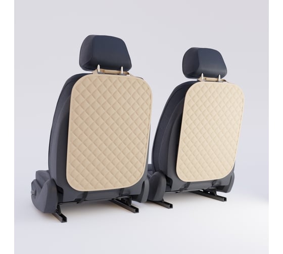 Изображение товара Комплект защитных накидок на сидение DuffCar бежевый 26-2891-38