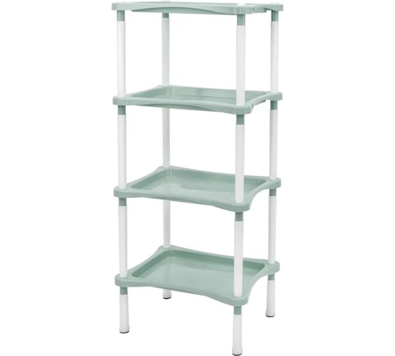 Изображение товара Этажерка Berossi krita c полками, 4-х секционная, серая мистерия АС 60175000