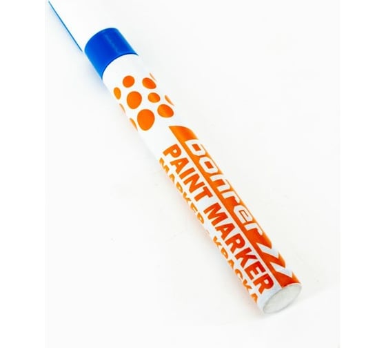 Изображение товара Маркер-краска BOHRER 2-4 мм, синий, круглый, нитро-основа, 12 шт. 41334412