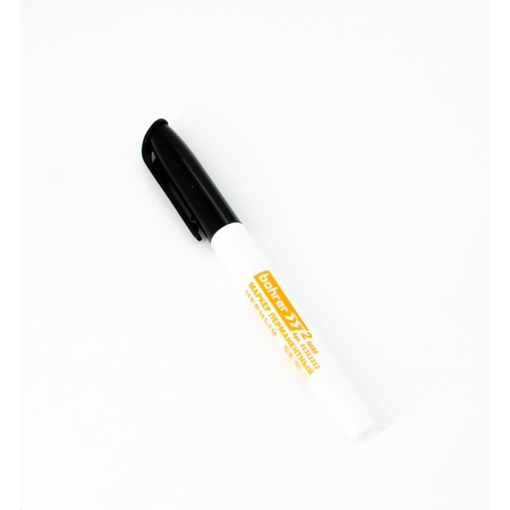 Перманентный маркер Bohrer маркер стираемый для окон стекла и досок uni chalk на меловой основе 1 8 2 5 мм черный