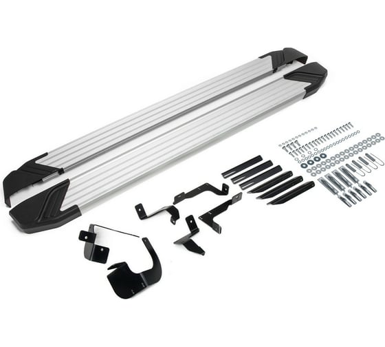 Изображение товара Пороги на авто Rival silver для chevrolet equinox iii поколение рестайлинг 2020-н.в. F173AL.1003.1