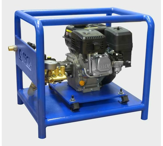 Изображение товара Моечная установка высокого давления C-TECH BM ByPass (160 бар, до 600 л/ч, 7 лс) бензиновая, стационарная NВМ1610FS2S1BP2FMT