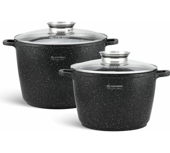 Изображение товара Набор круглых казанов EDENBERG 6.2 л, 10 л EB-8133