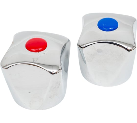 Изображение товара Комплект из двух маховиков для смесителя Профсан ПСМ 24 шлица PSM-03B-24