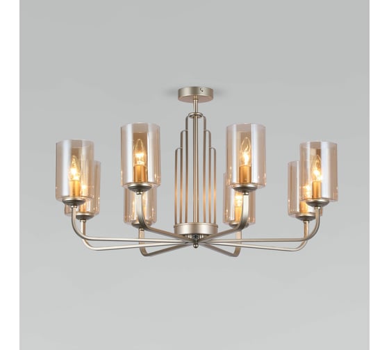 Изображение товара Потолочный светильник Eurosvet - 60138/8 / перламутровое золото a060907