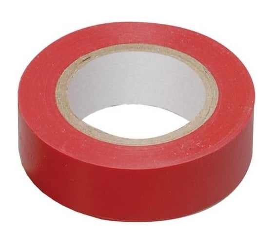 Изображение товара Изолента РОССНА пвх, 15 мм, красная Р861342