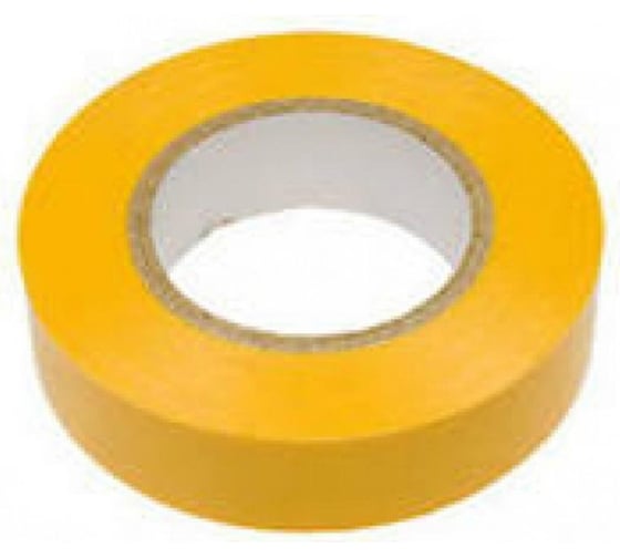 Изображение товара Изолента РОССНА пвх, 15 мм, желтая Р861343