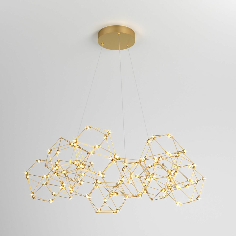 Изображение товара Подвесной светильник Eurosvet 90169/12 медь стиль лофт с светодиодами и регулировкой по высоте