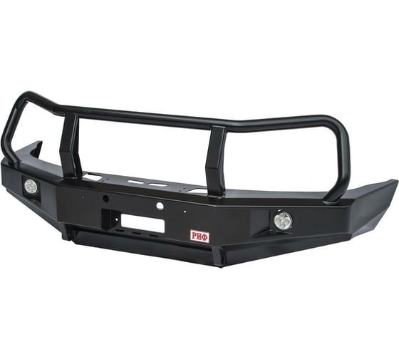 Изображение товара Силовой передний бампер РИФ УАЗ Патриот 2005+ с доп. фарами и защитной дугой RIF060-10350