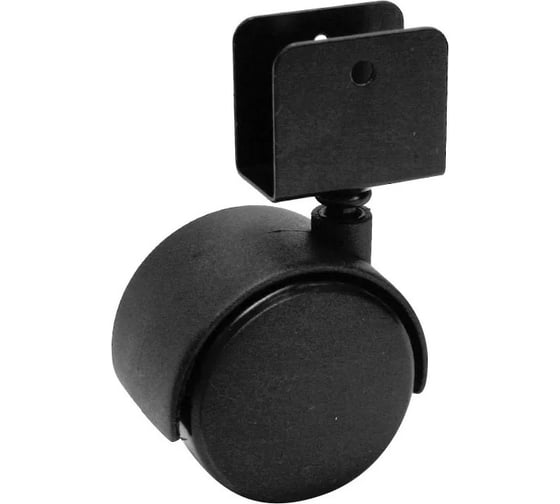 Изображение товара Мебельное поворотное колесо под ДСП MFK-TORG 16 мм, 40 мм 6001040Д