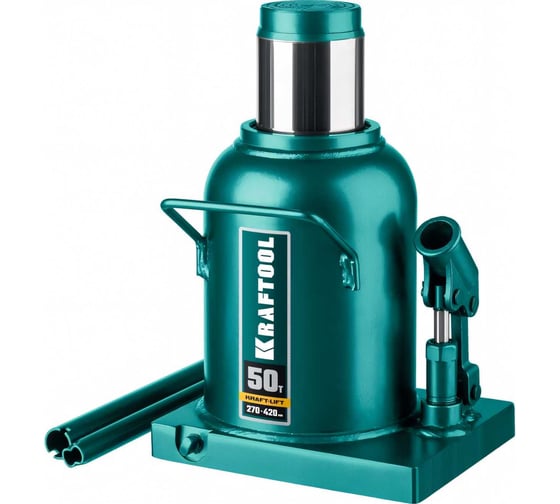 Изображение товара Бутылочный гидравлический домкрат KRAFTOOL Kraft-Lift 50т, 270-420мм 43462-50_z01