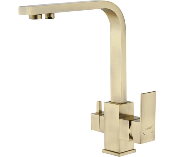 Изображение товара Смеситель для кухонной мойки SAVOL под фильтр питьевой воды S-L1807C