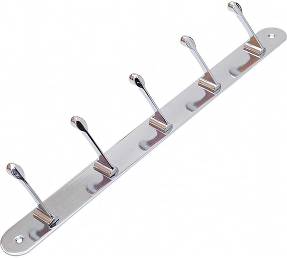 Изображение товара Вешалка Скобяной 5 крючков хром Хедер 002408