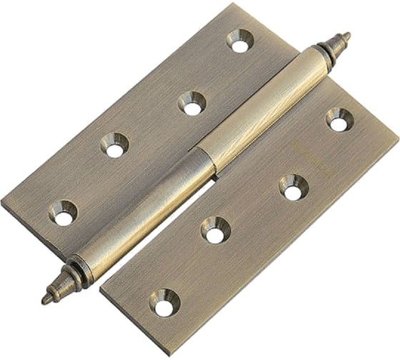 Изображение товара Латунная петля с коронкой MORELLI MB 100x70x3 AB L C -N левая, античная бронза 9010226