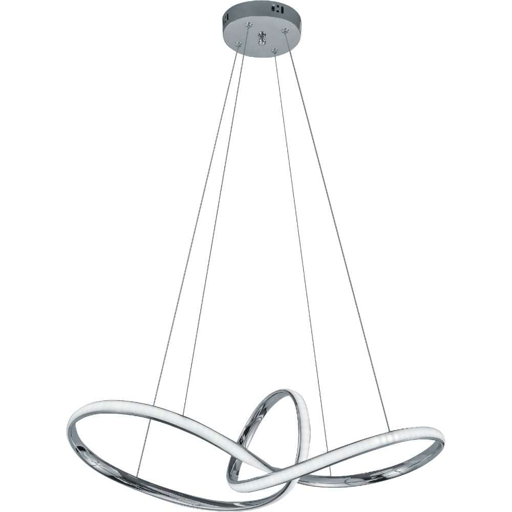 Изображение товара Подвесной светильник Navigator 80 414 хром 620 мм диаметр эффектная гармония стиля